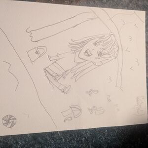 Charming Black and White Sketch Art